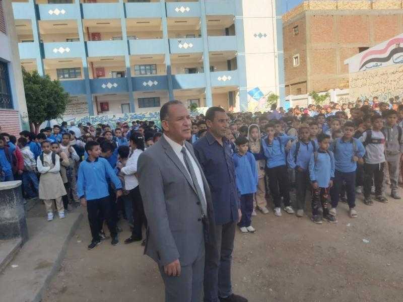 وكيل وزارة التعليم بأسيوط يتفقد مدارس إدارة القوصية التعليمية