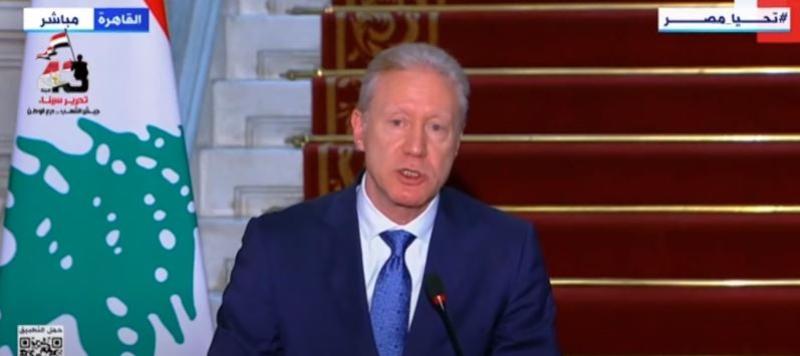 وزير الخارجية اللبناني: نقدر الدعم المصري الكامل لنا في كافة الظروف
