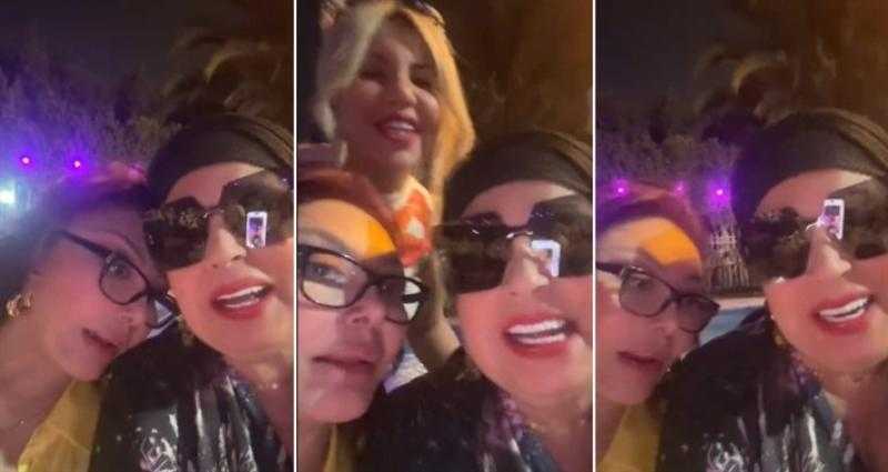 نبيلة عبيد وفيفي عبده تحتفلان بشم النسيم