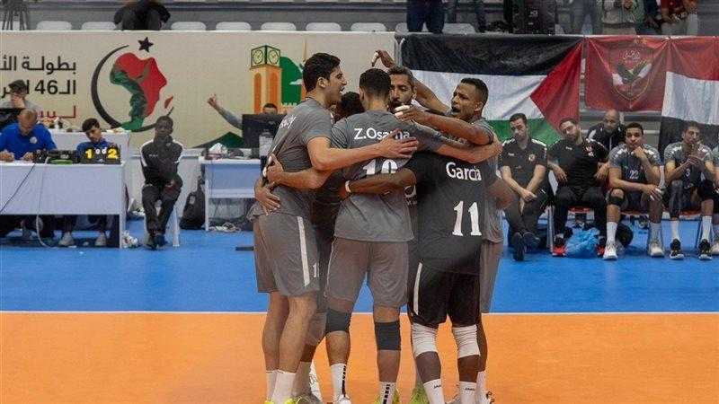 الأهلي يفوز على نيمو ستارز الأوغندي بثلاثية نظيفة في بطولة إفريقيا للطائرة