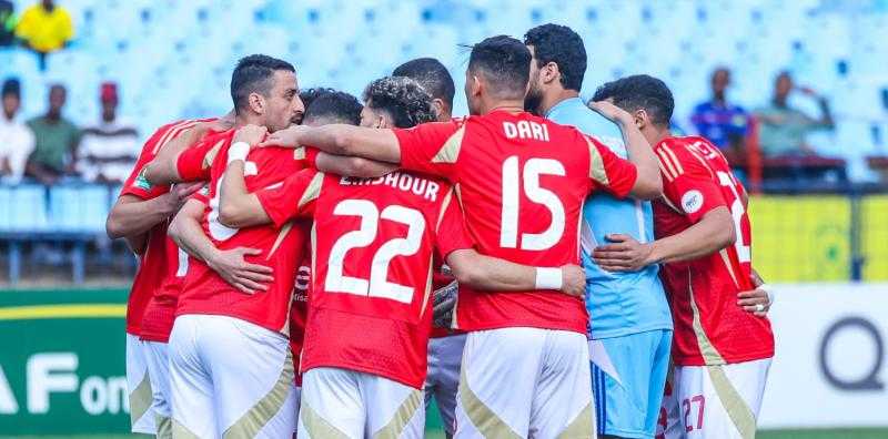 لاعبو الأهلي يتحدثون إلى وسائل الإعلام قبل موقعة صن داونز بدوري الأبطال