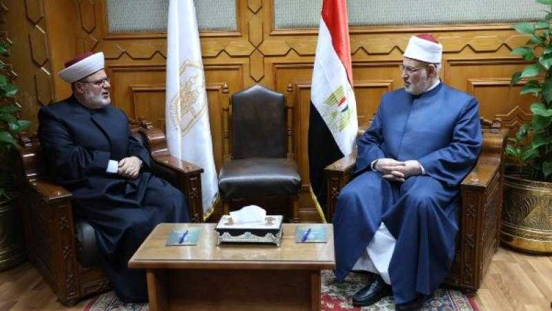 وكيل الأزهر يستقبل رئيس المجلس الفقهي الأسترالي لبحث سبل التعاون المشترك