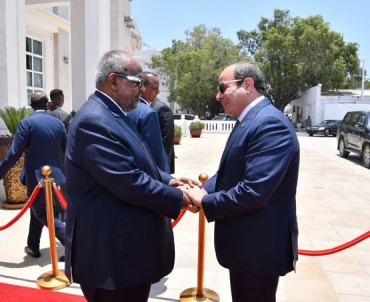 الرئيس السيسى: جيبوتى تحتل مكانة خاصة كبيرة فى وجدان كل مصرى