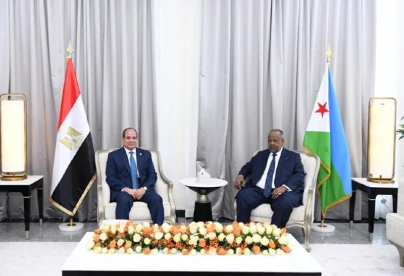 الرئيس السيسى يعلن إطلاق برنامج طموح ومشترك لتحقيق أمن الطاقة فى جيبوتى