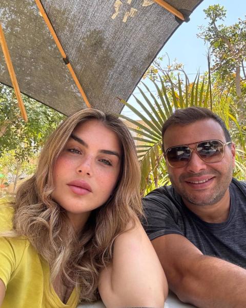 رامي صبري وزوجته 