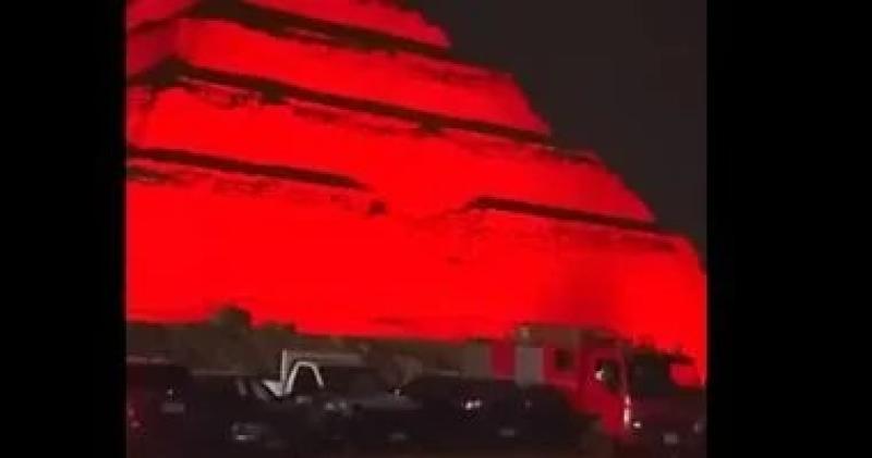 أضاءوا هرم سقارة .. تحضيرات زفاف ليلى أحمد زاهر وهشام جمال