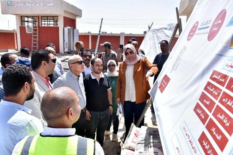 محافظ الأقصر يتفقد محطات صرف صحى توماس والنمسا باسنا تمهيدا لافتتاحها