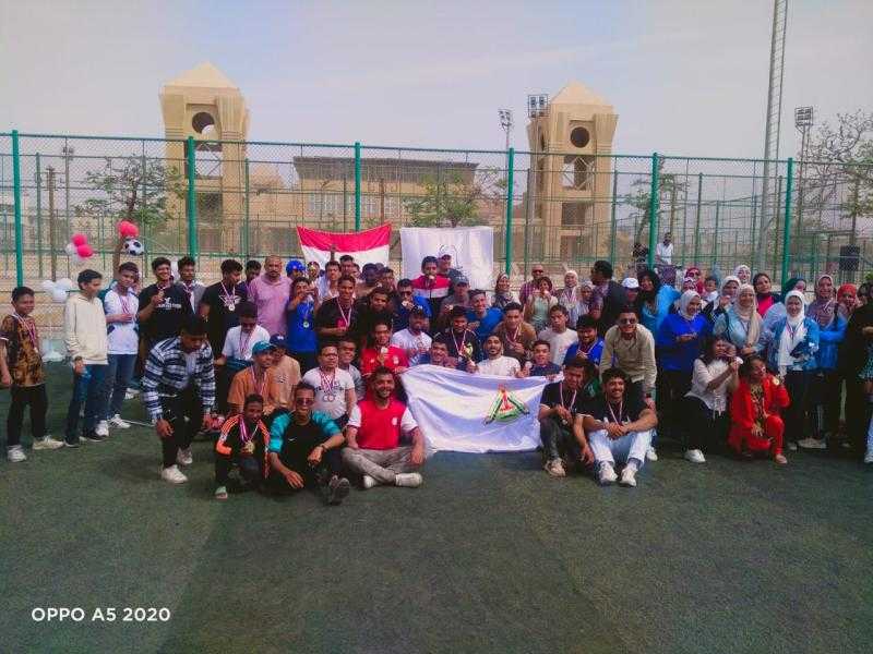 جامعة بنها تحصد 17 ميدالية فى المهرجان الترويحي بجامعة حلوان