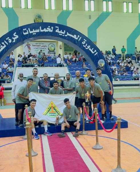 للمرة الثالثة  .. جامعة بنها تحصد كأس بطولة الدورة العربية لخماسيات كرة القدم للجامعات