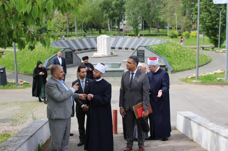 وزير الأوقاف يزور المشيخة الإسلامية في كرواتيا