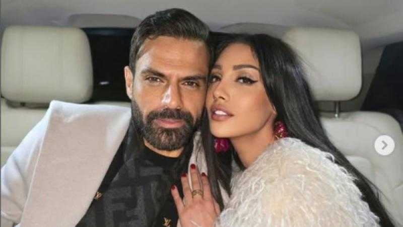 يسرا الجديدي تحتفل بعيد زواجها الأول من أمير طعيمة