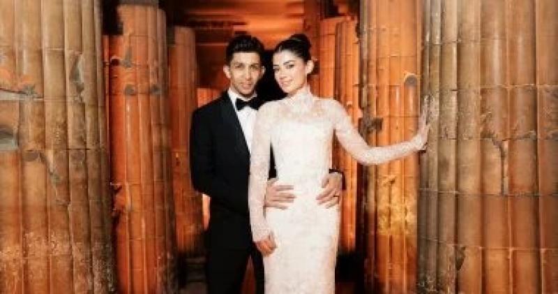 صور جديدة من حفل زفاف ليلى أحمد زاهر وهشام جمال