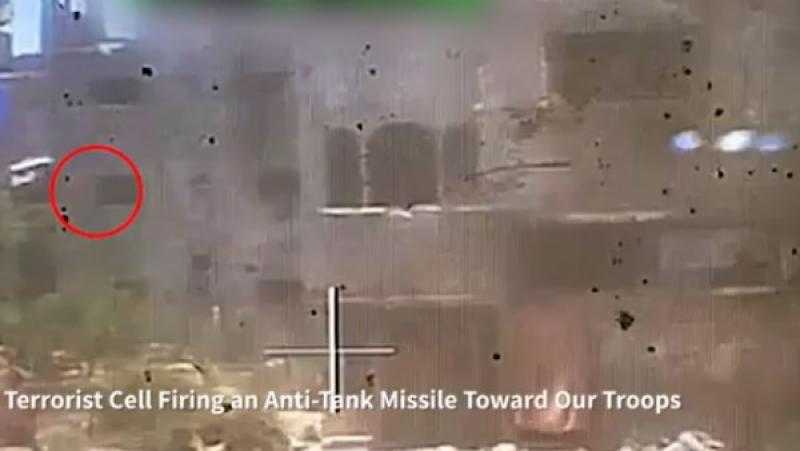 شاهد لحظة إطلاق صاروخ على جيش الاحتلال في غزة