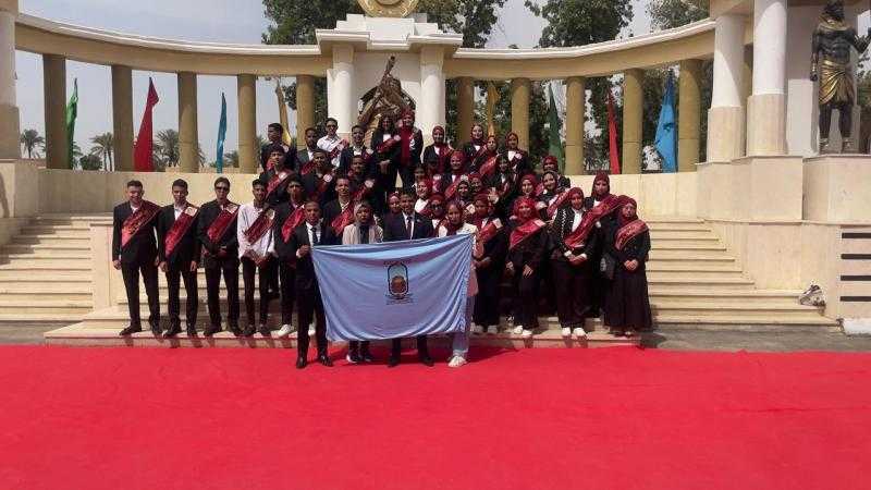 وفد طلابي من جامعة الأقصر يزور الفرقة 15 دفاع جوي