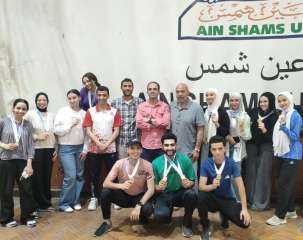 جامعة حلوان تتألق في بطولة الشهيد الرفاعي للجامعات وتحصد ١١ ميدالية في الكونغ فو