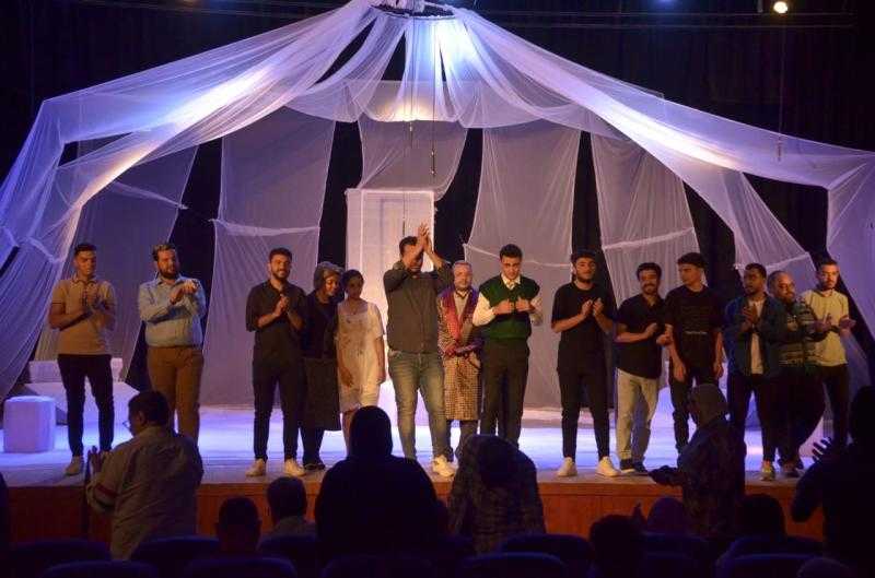 عرض الوهم على مسرح قصر ثقافة القناطر الخيرية ضمن مهرجان النوادي