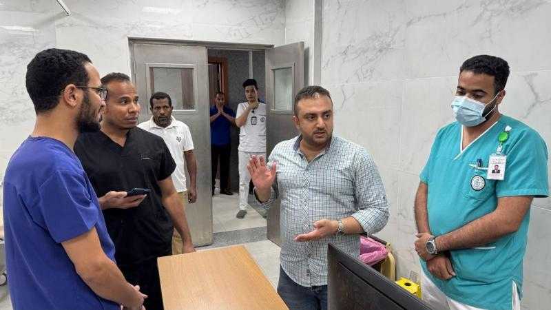 مدير فرع الأقصر يتفقد المجمع الطبي ومستشفى الكرنك لمتابعة الخدمات الطبية