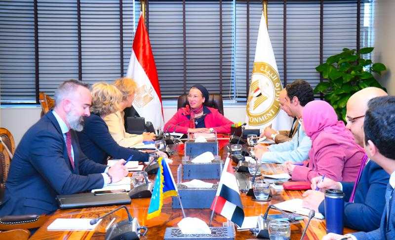 وزيرة البيئة تستقبل رئيسة وفد الاتحاد الأوروبي بالقاهرة لبحث سبل التعاون في تحقيق التحول الاخضر