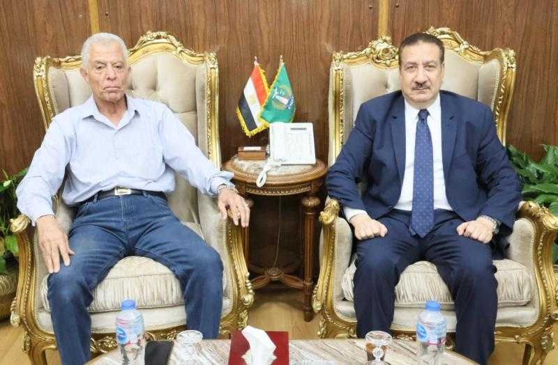 محافظ المنوفية يلتقي مستشار رئيس مجلس الوزراء للمشروعات القومية