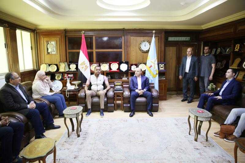 محافظ كفرالشيخ يستقبل وزير الزراعة والثروة الحيوانية بجمهورية مدغشقر