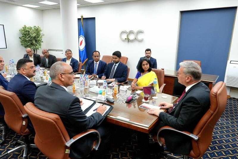 وزير البترول يستقبل القائم بأعمال السفير الهندى بالقاهرة