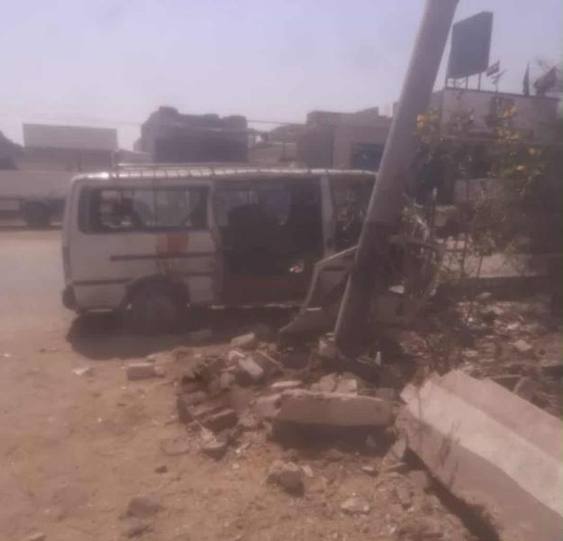 حادث سيارة ميكروباص 