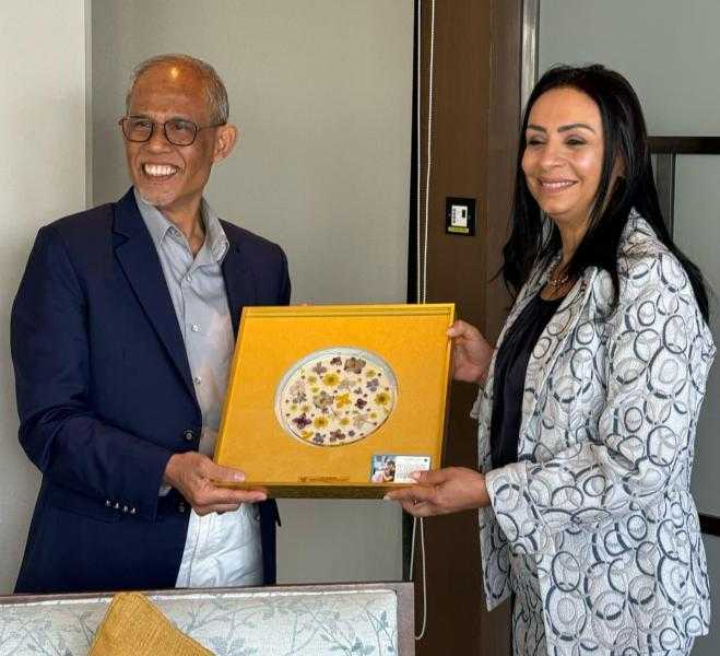 وزيرة التضامن الاجتماعي تلتقي وزير الأسرة والتنمية الاجتماعية بجمهورية سنغافورة