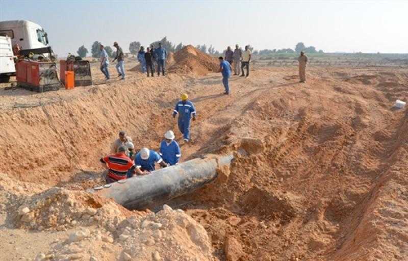 لجنة فنية من ”مهندسي الجيزة” لبحث أسباب كسر خط الغاز بطريق الواحات