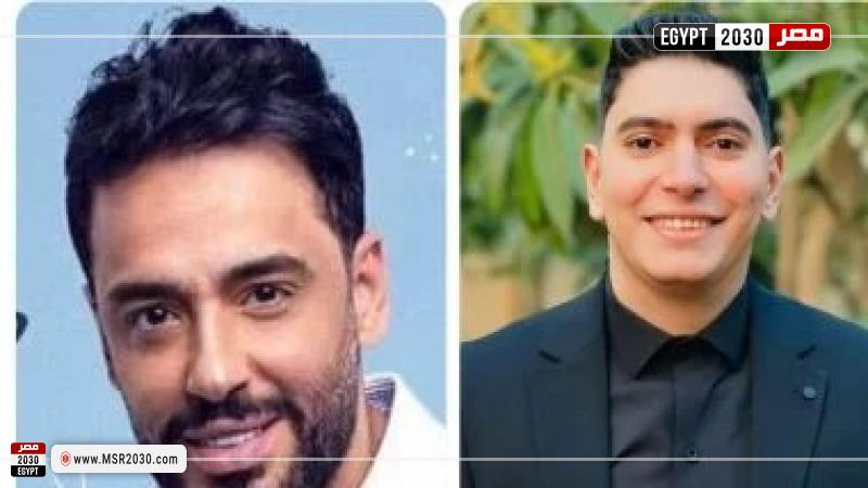 رامي جمال والشاعر حسام سعيد