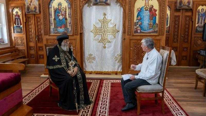 قداسة البابا بالتلفزيون الروماني: الكنيسة القبطية قلب مفتوح للجميع