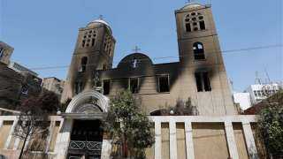 مصدر أمني يكشف تفاصيل حريق كنيسة مارجرجس بقنا