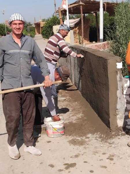 رئيس مركز البداري بأسيوط يتابع أعمال التطوير بقرية النواميس