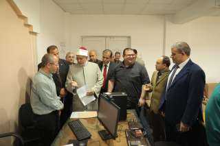 رئيس جامعة الأزهر يتفقد الاختبارات الشفهية بكلية أصول الدين والدعوة بالمنوفية