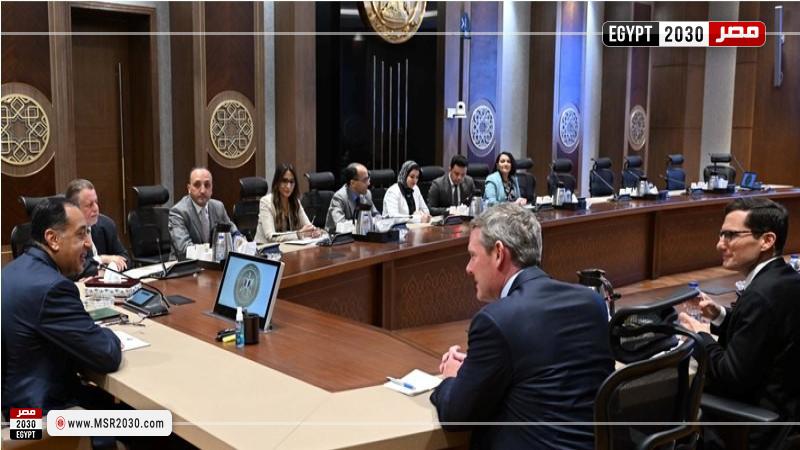 الدكتور مصطفى مدبولي، رئيس مجلس الوزراء، يستقبل رايان ماكنيرني الرئيس التنفيذي لشركة فيزا