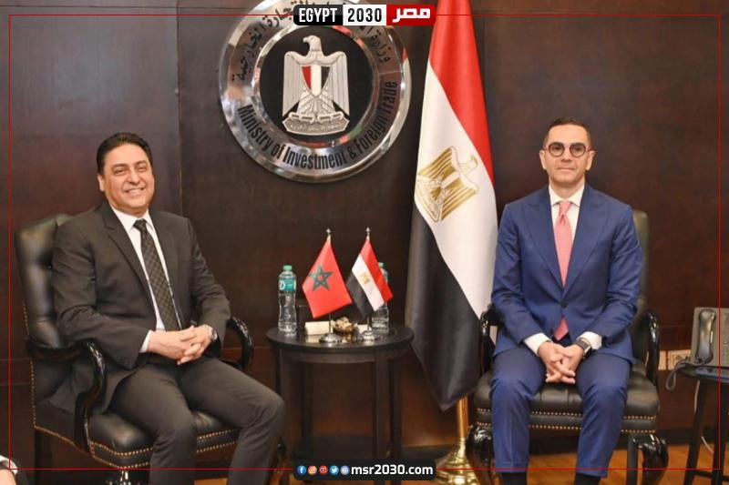 حسن الخطيب : الحكومة المصرية تبذل جهودا حثيثة لإزالة كافة المعوقات التى تؤثر فى التجارة والاستثمار بين المغرب ومصر