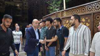 عزاء والدة زوجة المنتج محمد السبكي في مسجد الحامدية الشازلية
