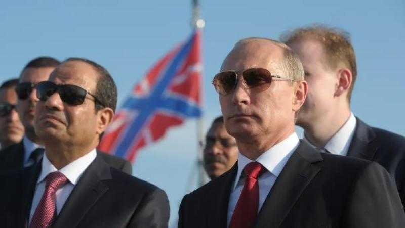 الرئيس السيسي يشارك في مأدبة غداء في احتفال النصر بروسيا