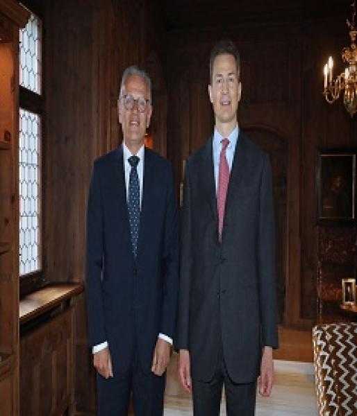 سفير مصر لدى سويسرا يقدم أوراق اعتماده كسفير غير مقيم لمصر في إمارة ليختنشتاين