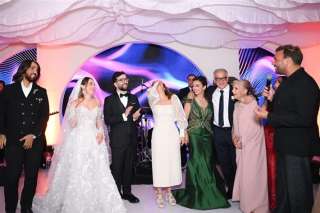 بالزغاريد.. أصالة تشعل البهجة في زفاف نجل شقيقتها