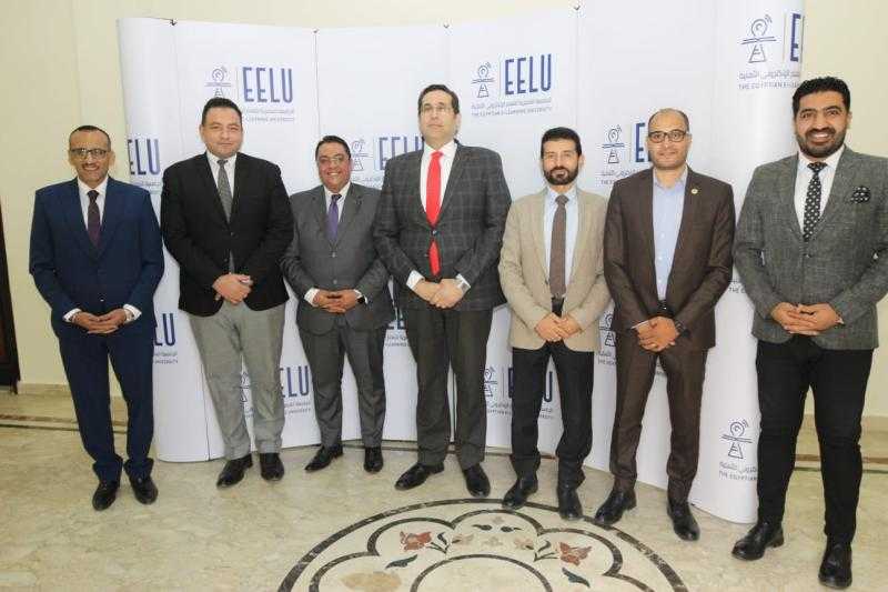 الجامعة المصرية للتعلم الإلكتروني الأهلية تطلق الملتقى الأول للإداريين ببورسعيد وتجدد بروتوكول التعاون مع معهد إعداد القادة