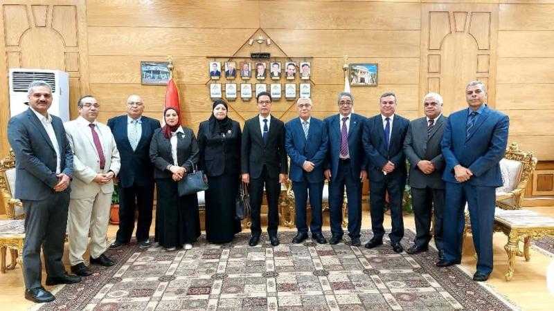 رئيس جامعة بنها يستقبل فرق الاعتماد البرامجي من الهيئة القومية لضمان جودة التعليم لاعتماد برامج كليتي الزراعة والهندسة ببنها
