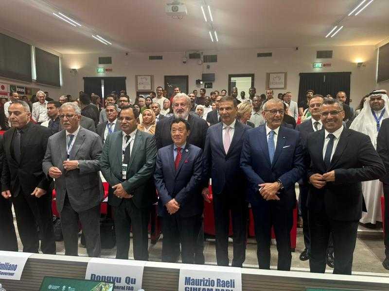 وزير الزراعة يشارك في الجلسة الافتتاحية للمؤتمر الدولي لدعم استراتيجية الفاو في مجال صحة النبات