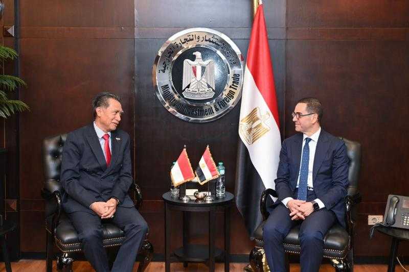 وزير الاستثمار والتجارة الخارجية يلتقي سفير جمهورية إندونيسيا بالقاهرة لبحث سبل تعزيز العلاقات الاقتصادية المشتركة بين البلدين