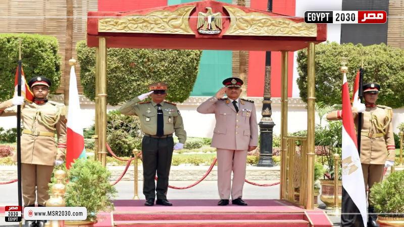 وزير الدفاع يستقبل نظيره من مدغشقر