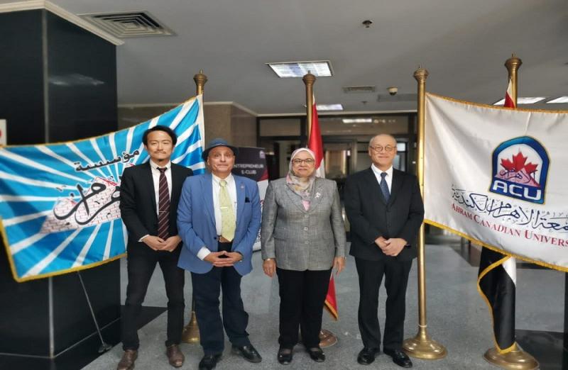 تعاون أكاديمي بين جامعة الأهرام الكندية والسفارة اليابانية بالقاهرة