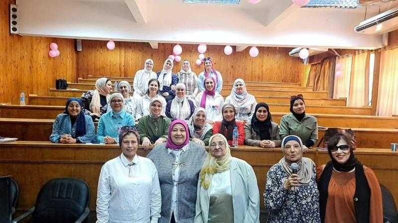 مناقشة الاتجاهات الحديثة في تطبيقات المجال الرياضي التحديثات والإبداع بكلية علوم الرياضة بنات بجامعة حلوان