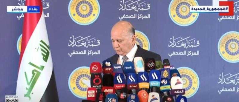 وزير الخارجية العراقي: القضية الفلسطينية تمثل أولوية محورية في جدول أعمال قمة بغداد