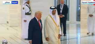 الرئيس الأمريكي يصل الدوحة ثاني محطات جولته الخليجية