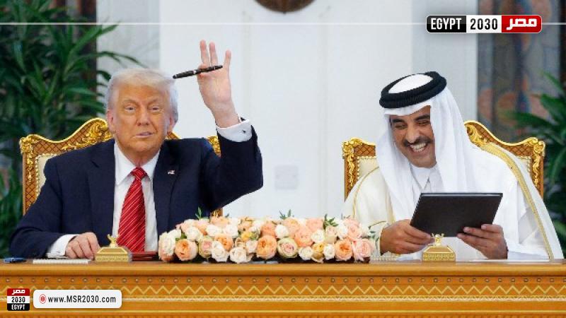 امير قطر يهدي ترامب قلما فاخرا