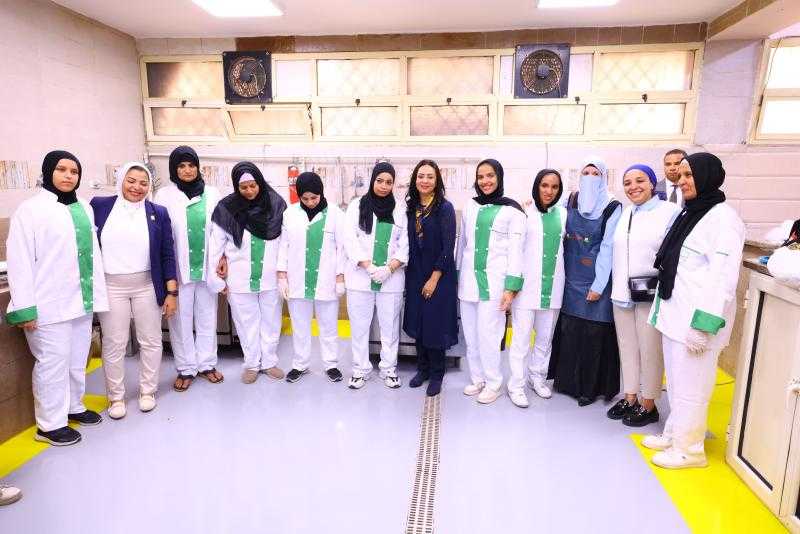 وزيرة التضامن الاجتماعي تتفقد تجديدات مؤسسة الفتيات بالعجوزة